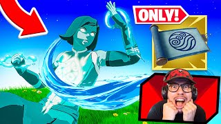 The Waterbending ONLY Challenge in Fortnite [upl. by Mian578]