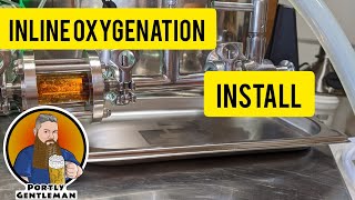 Install the Brewtools B40 B80 Brewing System inline oxygenation kit [upl. by Enileme]