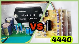 STK4141 VS LA 4440  AUDIO AMPLIFIER BOARD  Amplifier kit [upl. by Morgan]