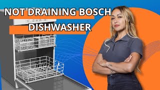 Dishwasher Not Draining Bosch [upl. by Eelam277]