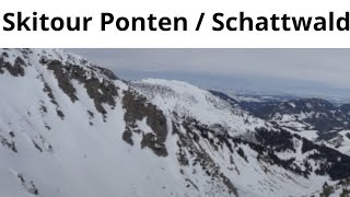 Skitour Tannheimer Tal  Ponten  Schattwald [upl. by Evod660]