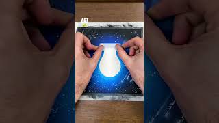 Im drawing a magical Christmas light bulb 🎄✍️ lWhat do you think  christmas oilpastels [upl. by Dayiz]