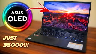 OLED Laptop under 40000 🤯 Asus Vivobook Go 15 OLED Review  Best Laptop for Movie Watching 📺 [upl. by Esertal]