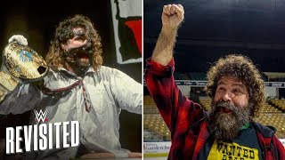 Mick Foley returns to WWE Title win site 20 years later WWE Revisited [upl. by Lansing]