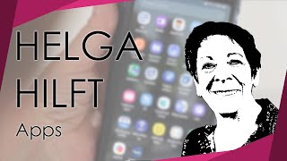 So lädt man eine App runter  Helga Hilft [upl. by Llerod]