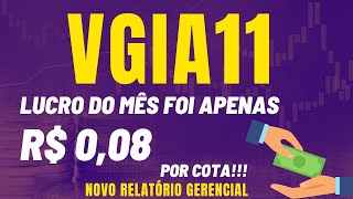 VGIA11 entenda como está a carteira de crédito agora sem inadimplência [upl. by Lounge]