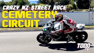 CEMETERY CIRCUIT ROAD RACE amp RACING MOTOCROSS IN NZ  TODD TV [upl. by Boothman]