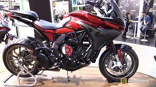 2019 MV Agusta Turismo Veloce 800 Lusso SCS  Walkaround  2018 EICMA Milan [upl. by Lesak]