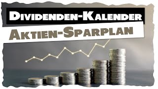 Dividendenkalender  Aktien Sparplan [upl. by Eneroc917]