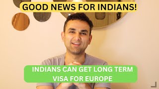 😃 Indians Can Get Long Term Schengen Visa  New Schengen Visa Rules for Indians [upl. by Relyat730]