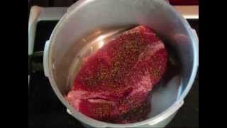 HOW TO COOK A POT ROAST  IN A PRESSURE COOKER [upl. by Pittman]