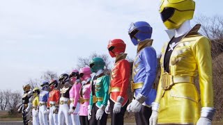 Gokaiger Vs Goseiger Henshin amp Roll Call [upl. by Yarod]