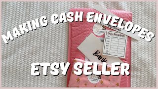 Make an Etsy Order with me  Starter Set  Cash Envelopes  Pack with Me TimeLapse  SimpleShopz [upl. by Merideth]