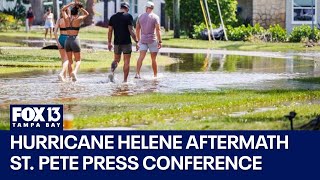 St Petersburg Hurricane Helene update [upl. by Tutankhamen]