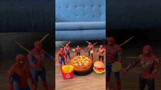 Team Spidey Want To Pizza spiderman hulkvsspiderman [upl. by Koball]