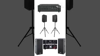 Ahuja 15 inch 200 watt speaker box and ahuja 350 w amplifier 501 watt stranger connect kaise karen [upl. by Midian]