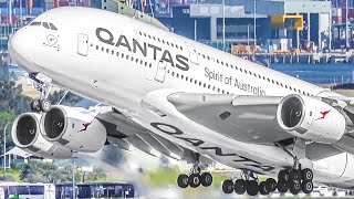 ✈️ 300 CLOSE UP TAKEOFFS and LANDINGS in 3 HOURS  Sydney Airport Plane Spotting SYDYSSY [upl. by Amr]