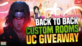 BGMI LIVE CUSTOM ROOM  RP AND UC GIVEAWAY EVERY MATCH  ALL WEAPONS AND TDM CUSTOMS [upl. by Stambaugh]