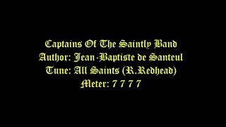 Captains Of The Saintly Band Lyrics All Saints  Festivals Of Apostles [upl. by Ecirahc]