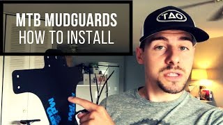 Mudguard MTB Review  HOWTo Video amp Installation [upl. by Judas]