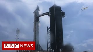 Watch Nasa and SpaceX liftoff  BBC News [upl. by Mirak]