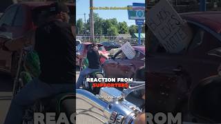 Biker Roadrage VS Furious BLM Supporters [upl. by Dona]