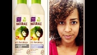 Natural Hair  Dark and Lovely Au Naturale Anti Breakage Review [upl. by Adaiha]