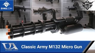 Classic Army M132 Micro Gun  The Gun Corner  Airsoft Evikecom [upl. by Regen]