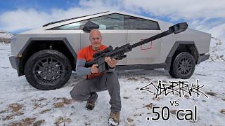 Is the Cybertruck ACTUALLY bulletproof vs 50 cal rifle [upl. by Jojo]