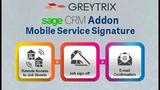 Sage CRM Addon Mobile Service signature [upl. by Aira811]