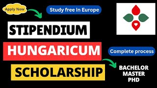 StepbyStep Guide How to Apply for Stipendium Hungaricum Scholarship 2025  Study in Hungary [upl. by Akenihs]