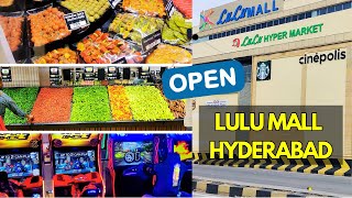 Lulu Mall Hyderabad Full Tour  Lulu Hypermarket Hyderabad  Lulu Mall Kukatpally  Lulu Opening Day [upl. by Eilra16]