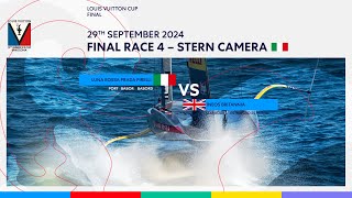 Louis Vuitton Cup Final Race 4 Port Entry Stern Camera  Luna Rossa Prada Pirelli [upl. by Eiramrebma922]