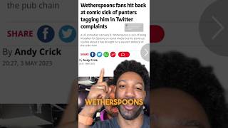 Wetherspoons Pub A Viral Joke Gone Too Far  JD Witherspoon StandUp Comedy shorts [upl. by Abehsile]