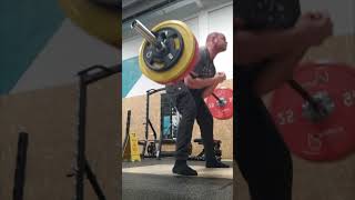 Zercher deadlift 110 kg First time trying [upl. by Bell]