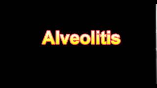 What Is The Definition Of Alveolitis Medical Dictionary Online Medical Dictionary Free Online [upl. by Sabian130]