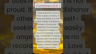 ♱ 1 Corinthians 1347 NIV ♱ [upl. by Yelnek]