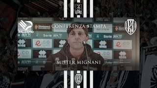 Palermo  Cesena Conferenza pregara di Mister Mignani [upl. by Asseram]