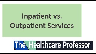 What are the differences between inpatient and outpatient services [upl. by Savadove240]