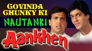 Most Funniest Scenes of Govinda And Chunky Pandey Jukebox  Aankhen [upl. by Egdamlat571]