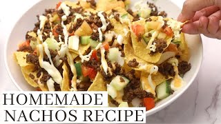 HOMEMADE NACHOS RECIPE  Paano Gumagawa ng MASARAP na NACHOS [upl. by Ioab]