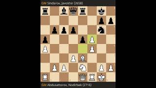 Nodirbek Abdusattorov vs Javokhir Sindarov Grand Swiss 2023 Round 10 [upl. by Billen]