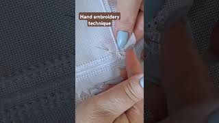 hardanger embroidery technique tutorial for beginners handembroidery handiwork [upl. by Gerhardine]