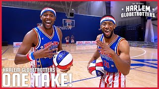 No Edits Harlem Globetrotters in One Take 2018  Harlem Globetrotters [upl. by Wicks]