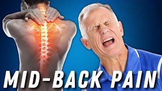 Thoracic MidBack Pain or Disc Absolute Best SelfTreatment  McKenzie Method [upl. by Aekan279]