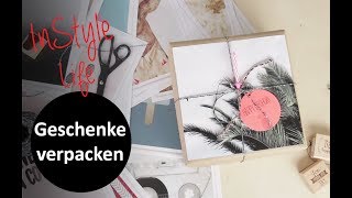 Geschenke stylish verpacken So einfach funktioniert´s [upl. by Burkhardt]