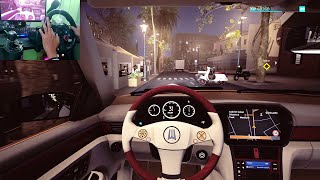 Pick Up Customer Taxi Life A City Driving Simulator  Steering Wheel Gameplay [upl. by Vrablik]