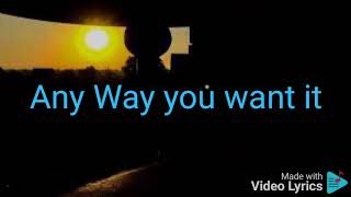 Any way you want it  Michael Learns To Rock with lyrics [upl. by Mckay]