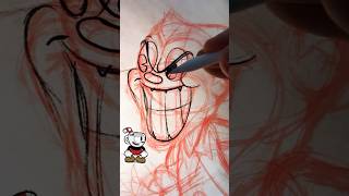 How to draw Joker in cuphead rubberhose style drawingtutorial steamboatwillie batman joker [upl. by Bevers27]