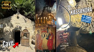 Cave of Saint Paul the Apostle  KASSANDRA  Orthodox GREECE  4K [upl. by Zannini951]